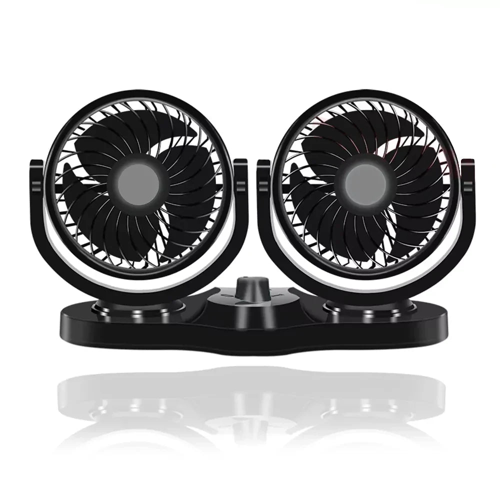 Dual Car Fan 18W