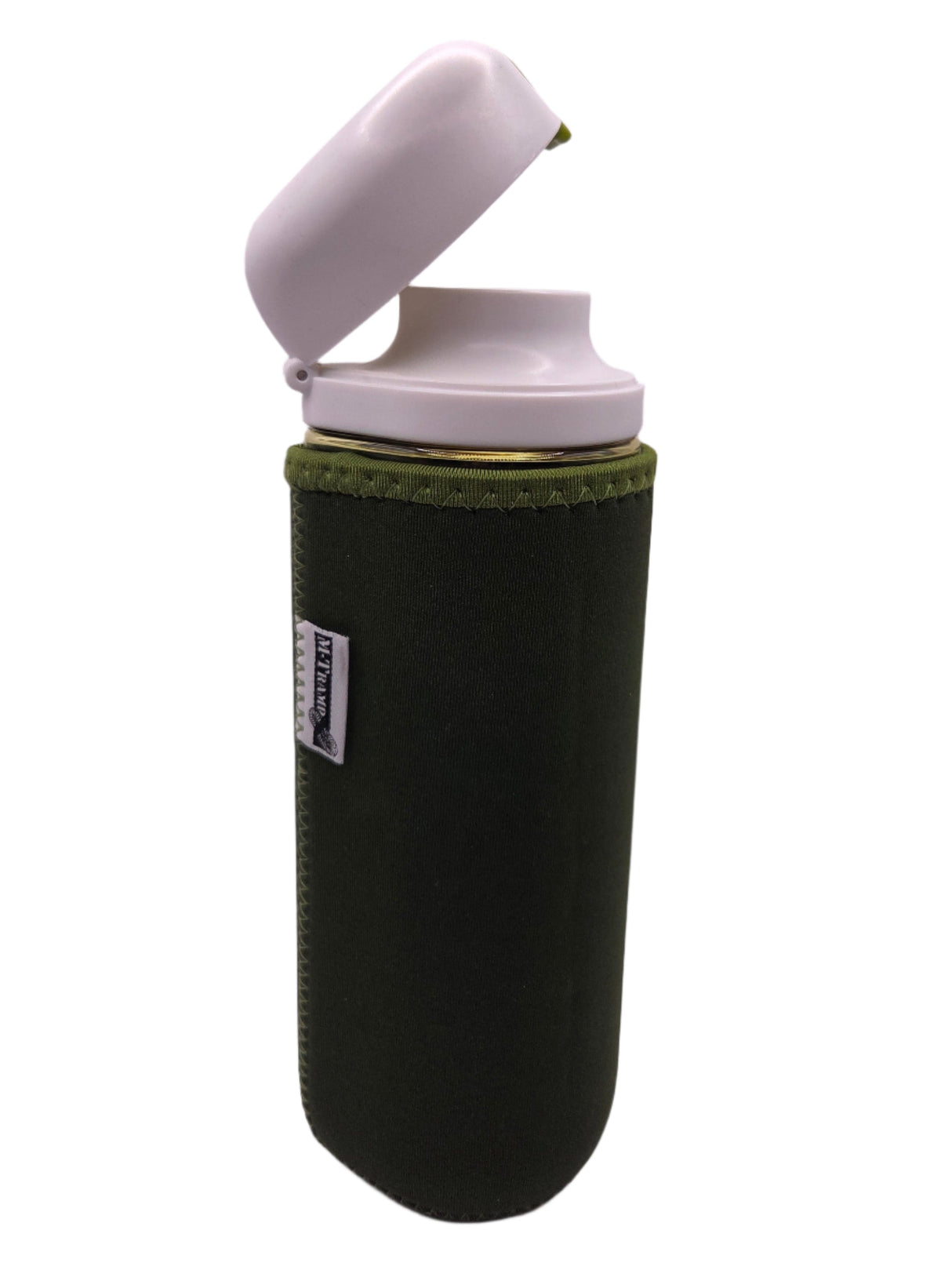 Water Bottle with Neoprene Sleeve Green 700ml