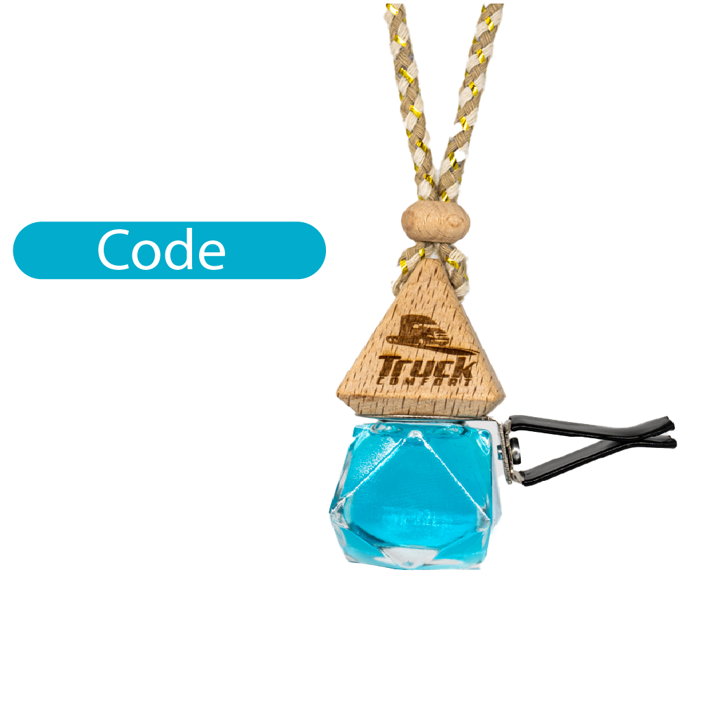 Luxuriöser Auto-Parfümduft im Glasflakon mit Holzverschluss