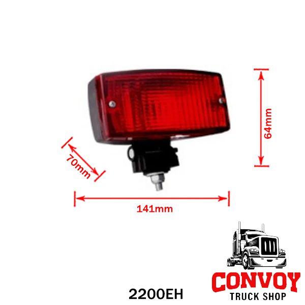 Rear Fog Lamp with Mounting Bracket