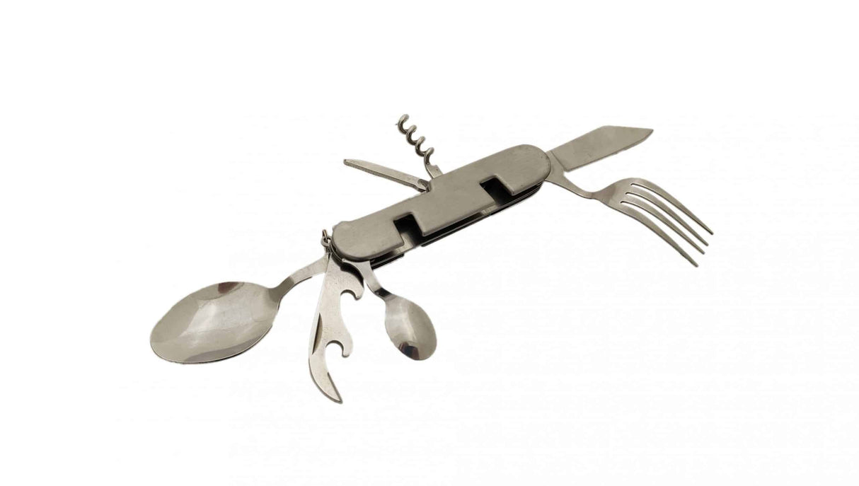 6-in-1 Camping Multi-Tool Cutlery