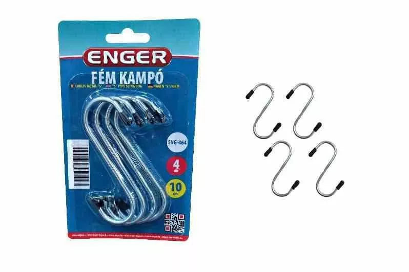 S-Shaped Hook 10 cm – Pack of 4