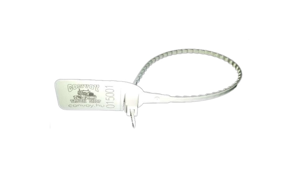 Numbered Plastic Security Seal with Convoy Logo