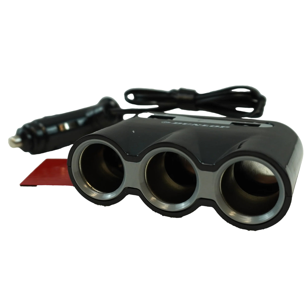 3-Socket Car Cigarette Lighter Splitter with 2 USB Ports