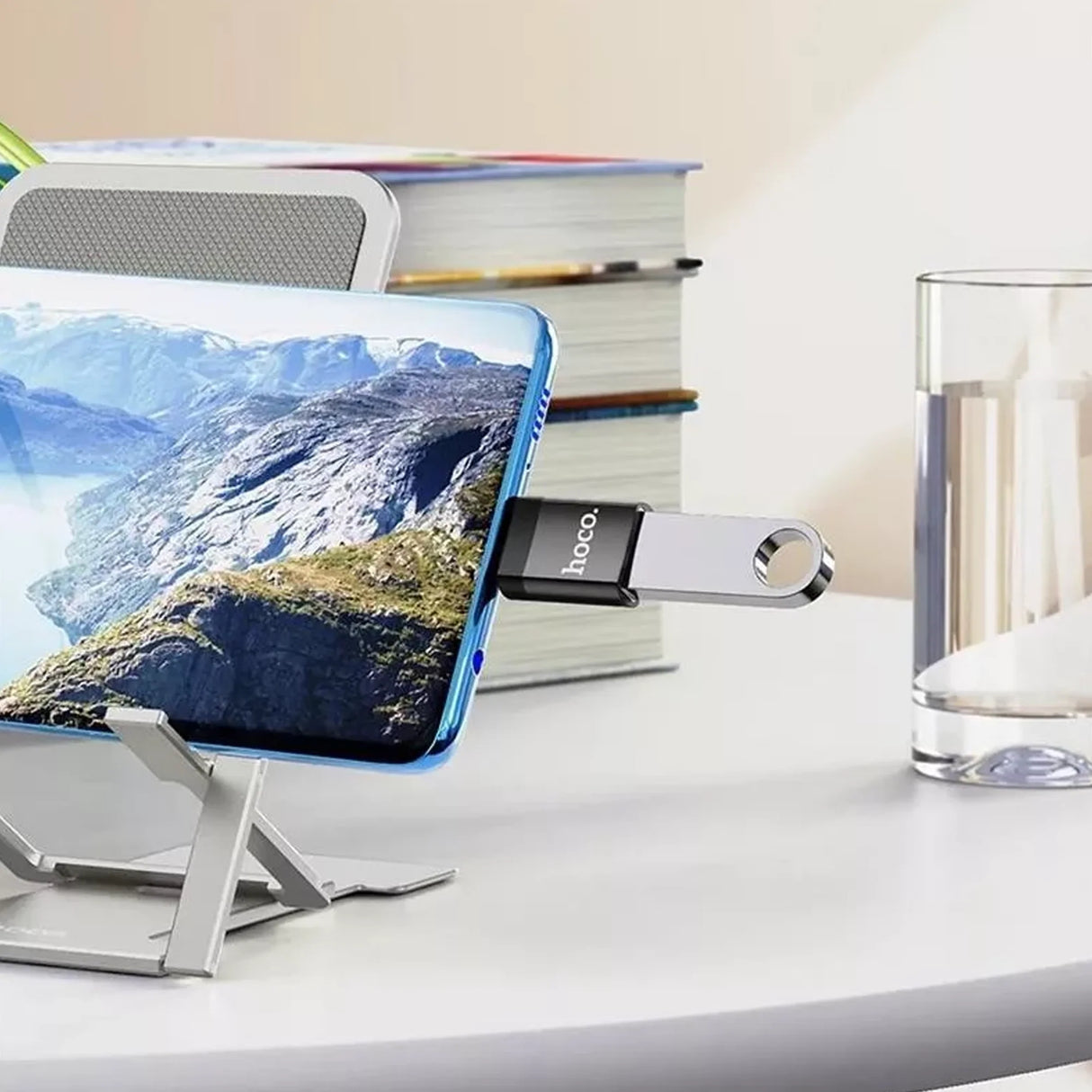 Adaptateur USB Type-C Mâle vers USB 3.0 Femelle – Noir