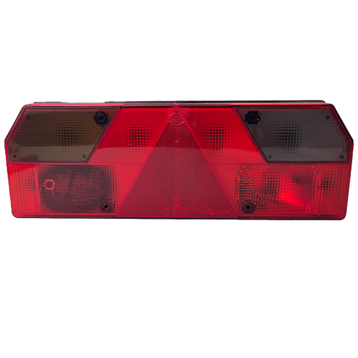 Rear Lamp for Kögel & Krone Trailers – Angled Corner, Plug Connection