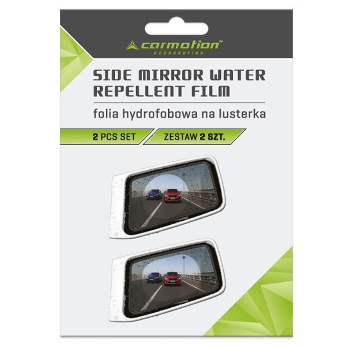 Water-Repellent Mirror Film, 100mm, Set of 2