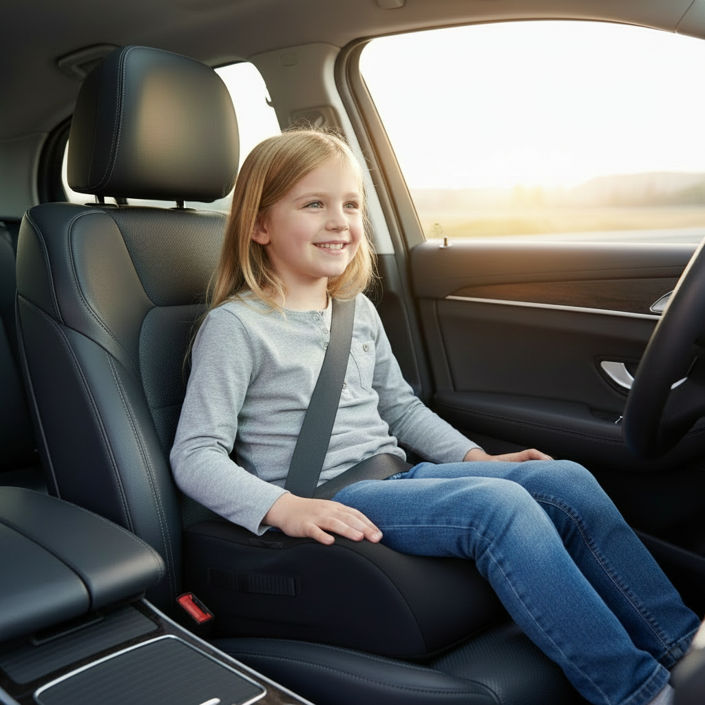 Dunlop Booster Car Seat for Kids 135-150cm – Black