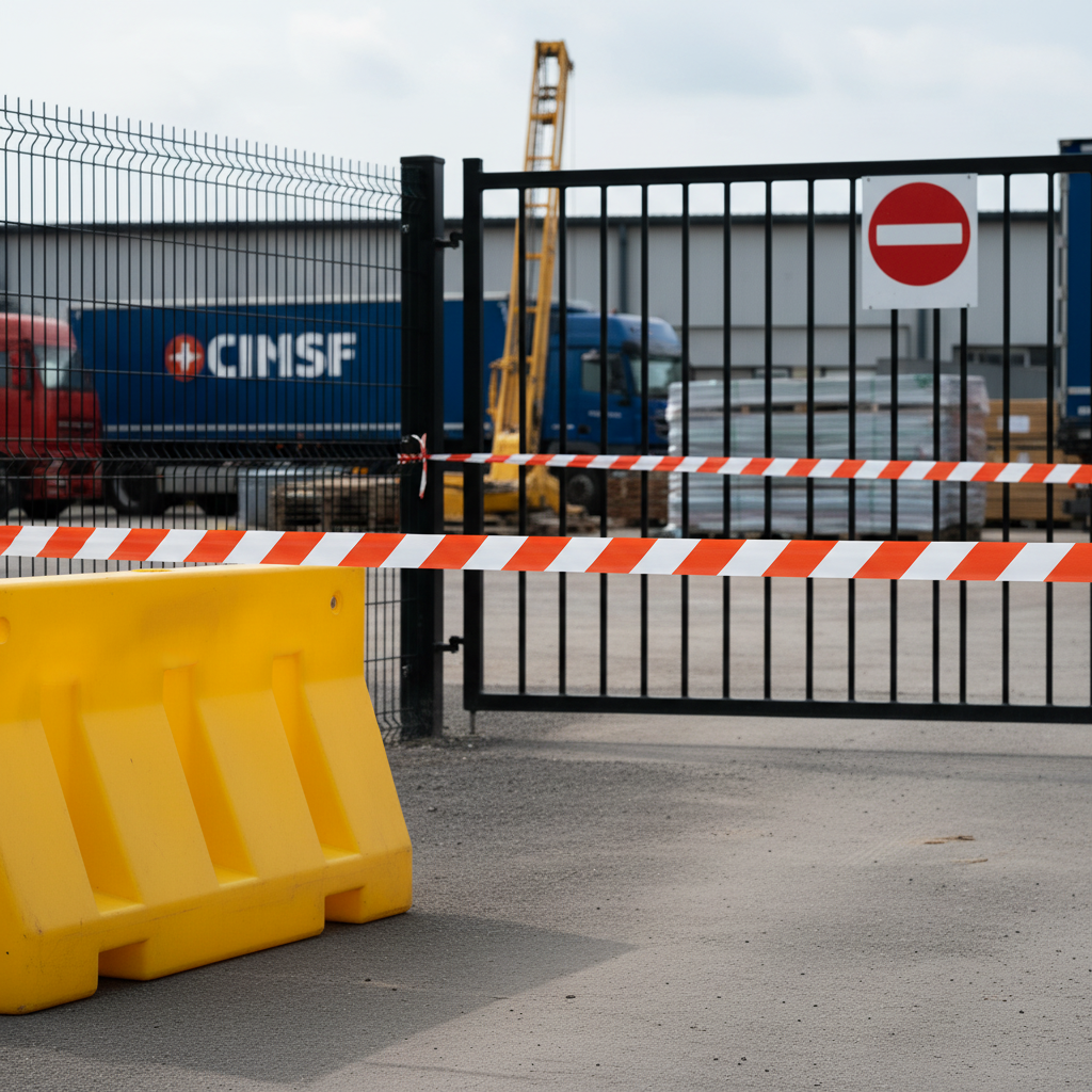 Fita Delimitadora Black and Decker 25m x 48mm – Vermelha e Branca