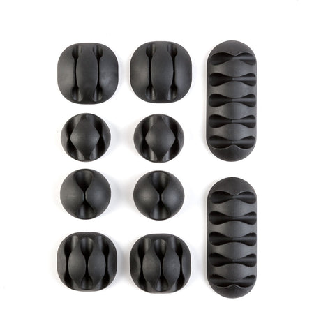 Cable Organizer Set – 10 Pieces