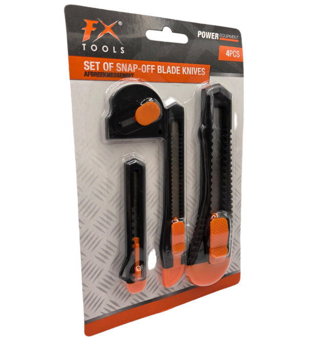 FX Tools Utility Knife Set – 4 Pieces