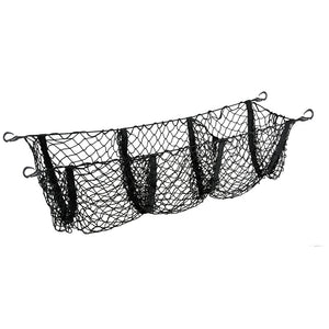 3-Compartment Trunk Organizer Net – Black