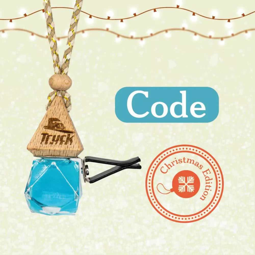 Luxuriöser Auto-Parfümduft im Glasflakon mit Holzverschluss