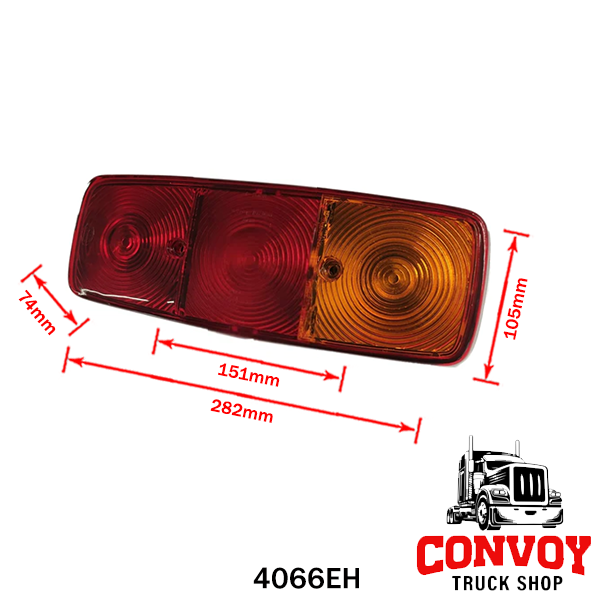 3-Chamber Rear Lamp for MB, Small