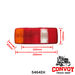 5-Chamber Rear Lamp Lens for MAN Trucks