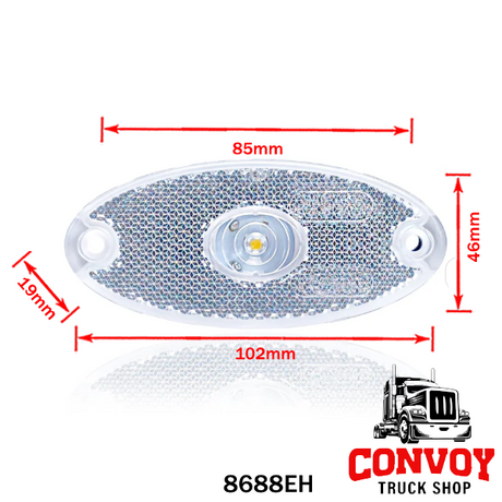 LED Oval Position Lamp