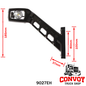 Large LED Rubber Marker Lamp with Elbow Arm