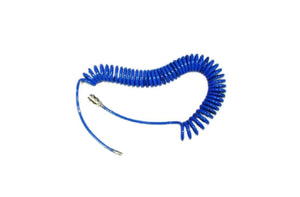 Air Blow Gun Spiral Hose 5 x 8 mm, 15 m with Quick Connector