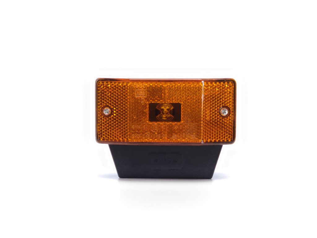 LED Amber Position Lamp with Trapezoid Reflector and Mount