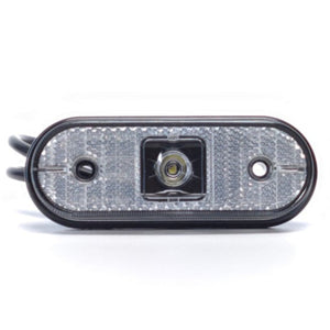 Aspöck Unipoint LED Position Lamp with White Cable