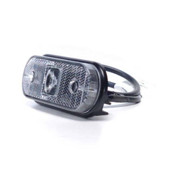 Aspöck Unipoint LED Position Lamp with White Cable