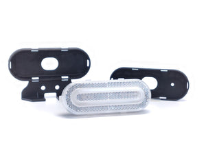 LED Position Lamp Rounded Transparent 12-36V