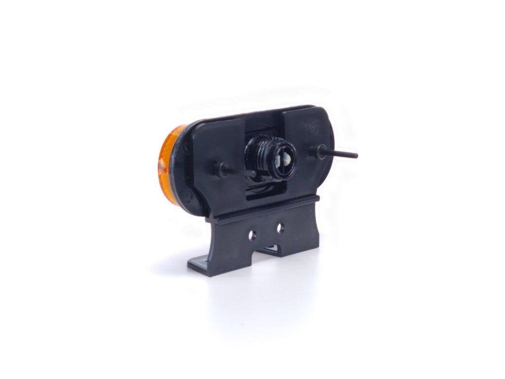 Aspöck Unipoint LED Position Lamp with Amber Lens and L-Bracket
