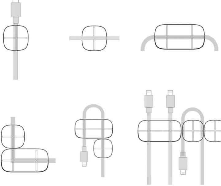 Baseus Cross Peas Cable Organizer