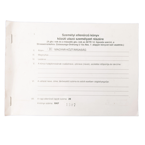 Driver's Logbook for Personal Records