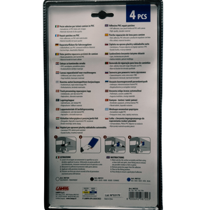 Tarpaulin Repair Patch Set – 4 pcs, 15x21 cm