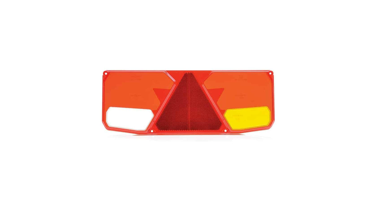 LED Rear Lamp Lens, 7-Function, Triangular Prism Cover