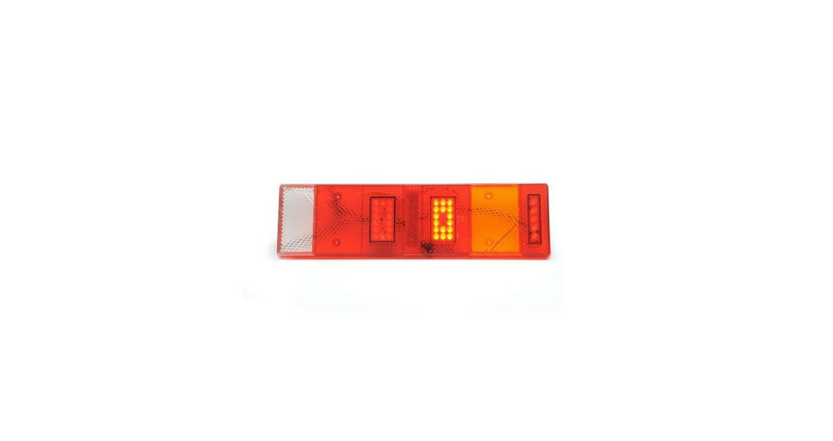 Rear LED Lamp Lens, 7-Chamber, Large, with Reflector
