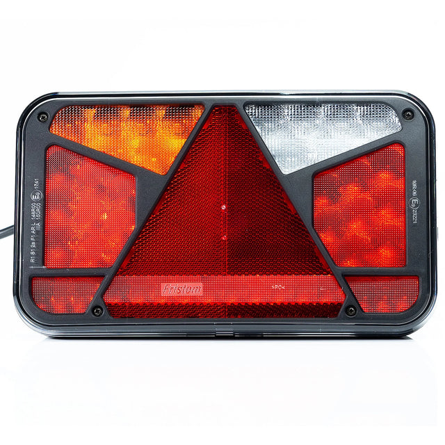 6-Function LED Rear Light with Triangle Reflector and Canbus 12V Connector