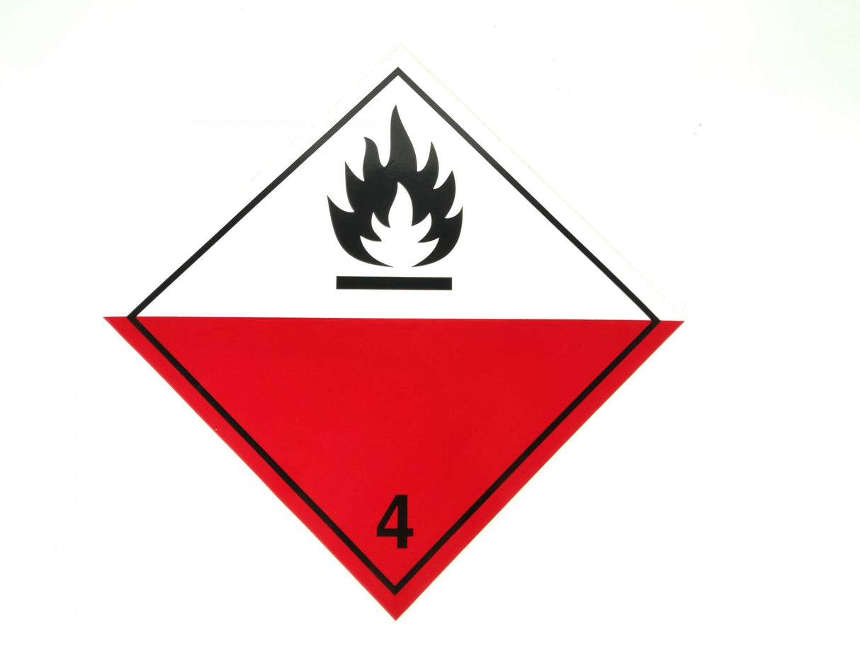 ADR Numbered Hazard Label Sticker
