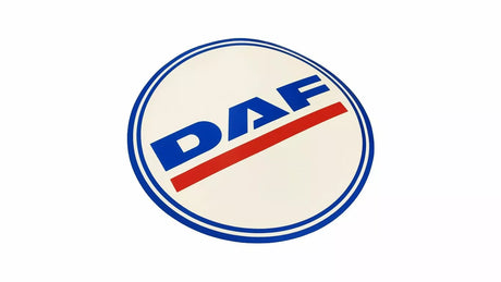 Autocolante Retro Circular para DAF – 22cm
