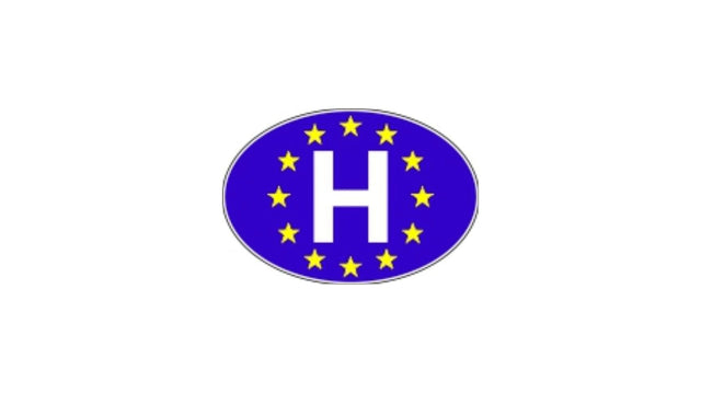EU Stars 'H' Country Sticker