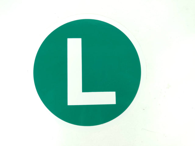 L Sticker /Silent Vehicle/