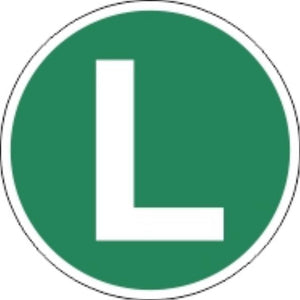 L Sticker /Silent Vehicle/