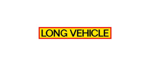 Long Vehicle Warning Sticker