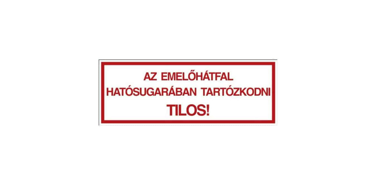 Sticker for Tail Lift