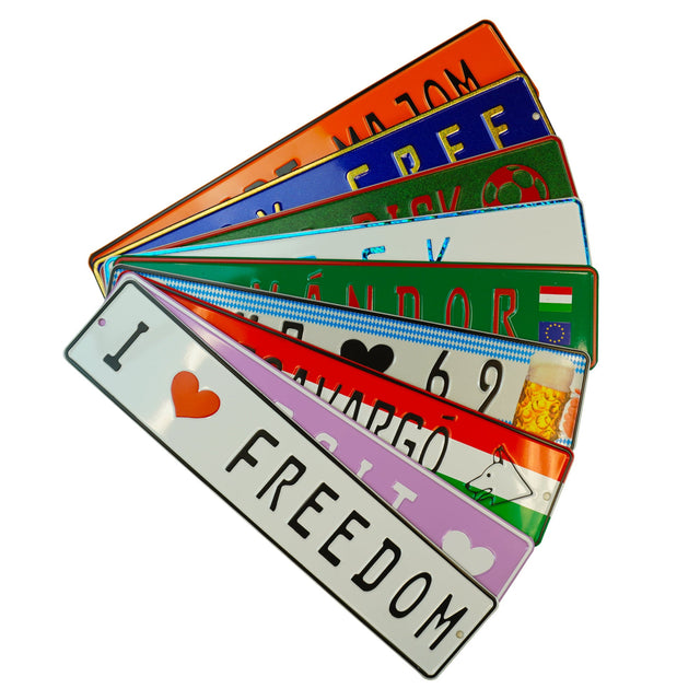 Custom Embossed Nameplate