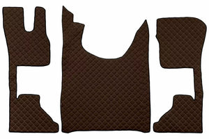 Quilted Faux Leather Floor Mat for DAF XG, XG+, XF NG with Comfort Passenger Seat