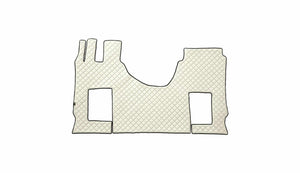 Quilted Faux Leather Floor Mat for Mercedes-Benz Actros MP4 – Fixed Passenger Seat