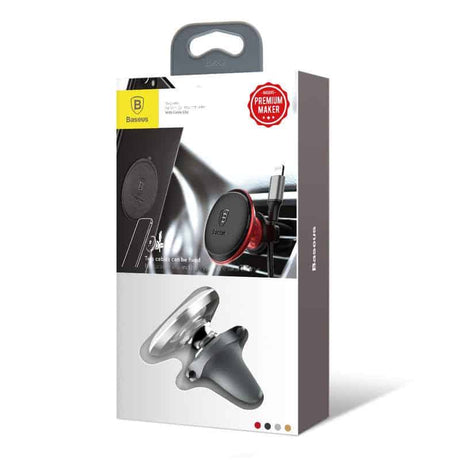 Suporte Magnético Baseus para Telemóvel – Fixação no Vidro ou Grelha do Carro