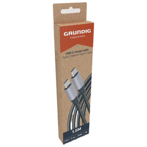 Grundig USB-C to USB-C Charging Cable – 1.5m, 10Gbps, 240W