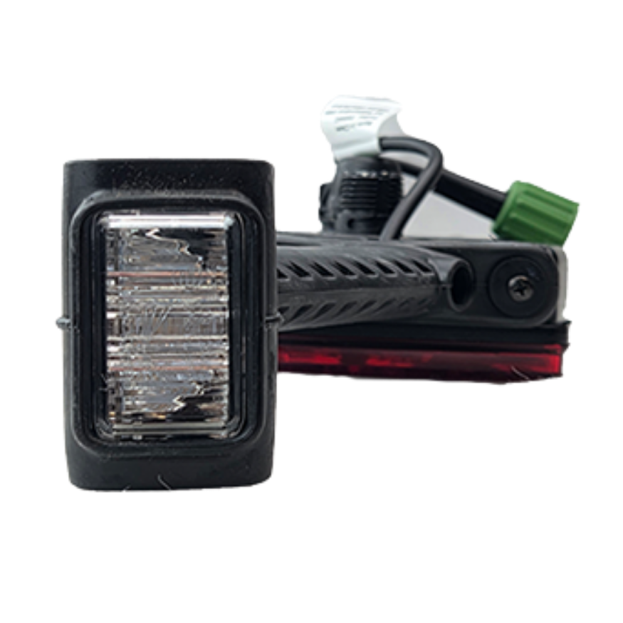 Trailer Rear Light with Flexible Rubber Lamp, 4-Pin Connector