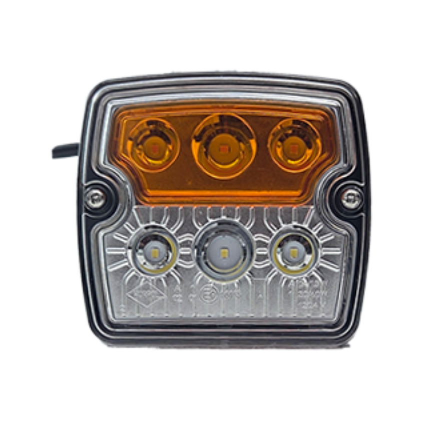 LED Front Position and Indicator Light for Tractor 12/24V, Compact