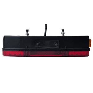 Universal 7-Function LED Tail Light with License Plate Holder 12-24V
