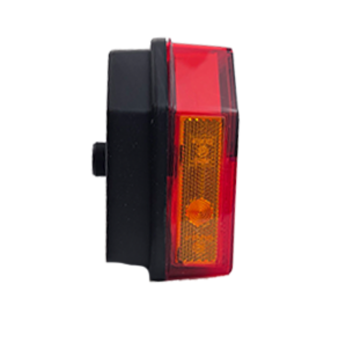 Rear Lamp for Kögel & Krone Trailers – Angled Corner, Plug Connection