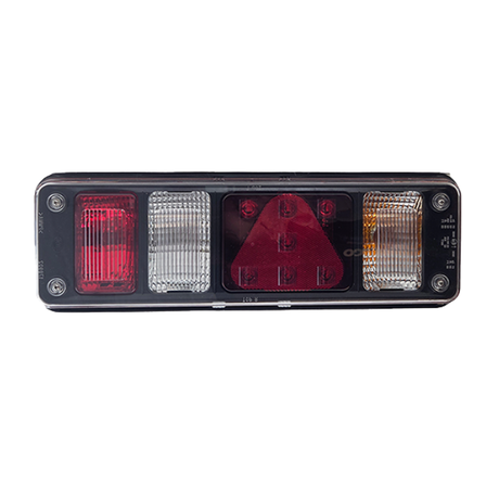 7-Chamber LED Rear Lamp with Triangular Reflector for Krone
